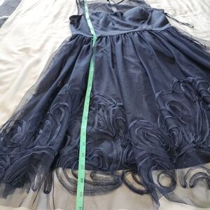 Eliza J Sheer Illusion Dress